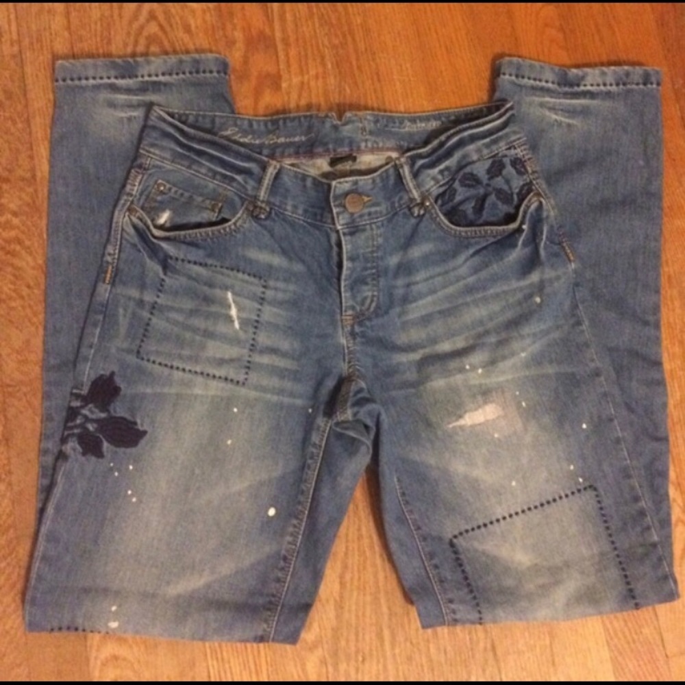 COPY - Eddie Bauer Distressed Boyfriend Jeans Sz. 4